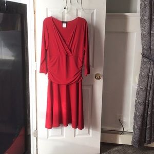 Red dress, excellent condition, never worn